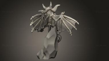 Figurines heroes, monsters and demons (STKM_9186) 3D models for cnc