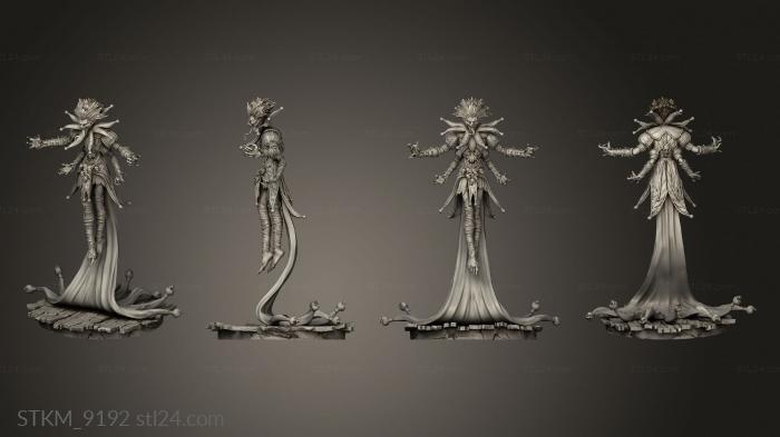 Figurines heroes, monsters and demons (grinning god, STKM_9192) 3D models for cnc