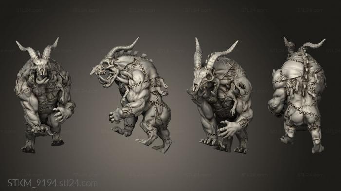 Figurines heroes, monsters and demons (Vampires Vampire Wagon beast, STKM_9194) 3D models for cnc