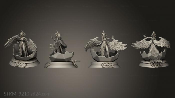 Figurines heroes, monsters and demons (Morgana League Legends Adorn, STKM_9210) 3D models for cnc