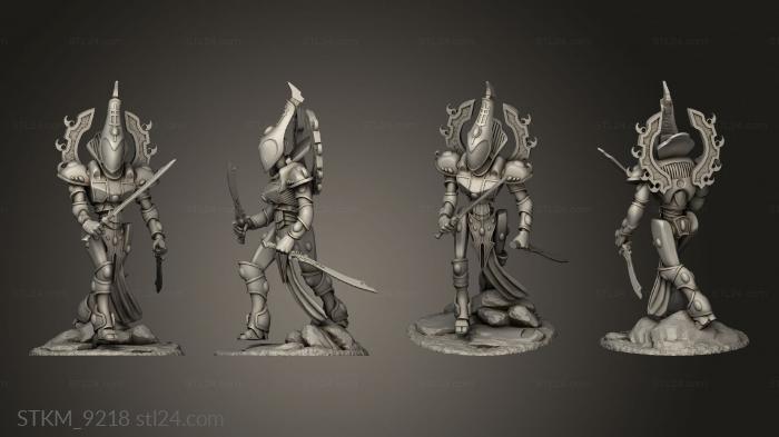 Figurines heroes, monsters and demons (spirit seeker scenic, STKM_9218) 3D models for cnc