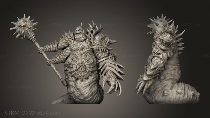 Figurines heroes, monsters and demons (Mordeth Claw, STKM_9222) 3D models for cnc