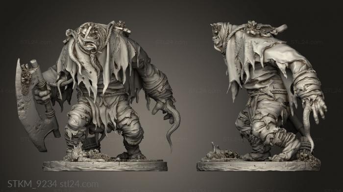 Figurines heroes, monsters and demons (The Goroth Shamblers, STKM_9234) 3D models for cnc