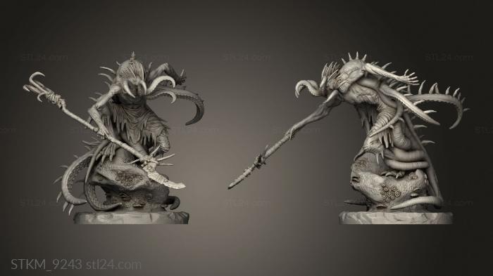 Figurines heroes, monsters and demons (The Goroth Warriors Warrior, STKM_9243) 3D models for cnc