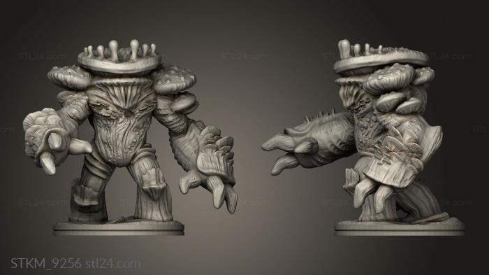 Figurines heroes, monsters and demons (MYCONID BEHEMOTH, STKM_9256) 3D models for cnc