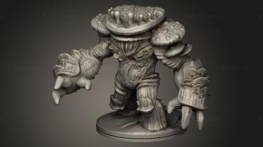 Figurines heroes, monsters and demons (MYCONID BEHEMOTH, STKM_9256) 3D models for cnc