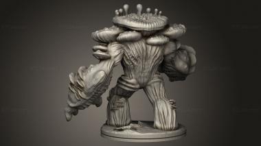 Figurines heroes, monsters and demons (MYCONID BEHEMOTH, STKM_9256) 3D models for cnc