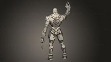 Figurines heroes, monsters and demons (Metalmmers Knuckles Droids, STKM_9259) 3D models for cnc