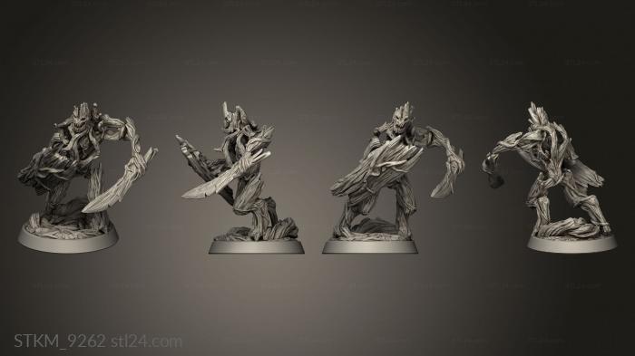 Figurines heroes, monsters and demons (Oasis Wood Reborn, STKM_9262) 3D models for cnc