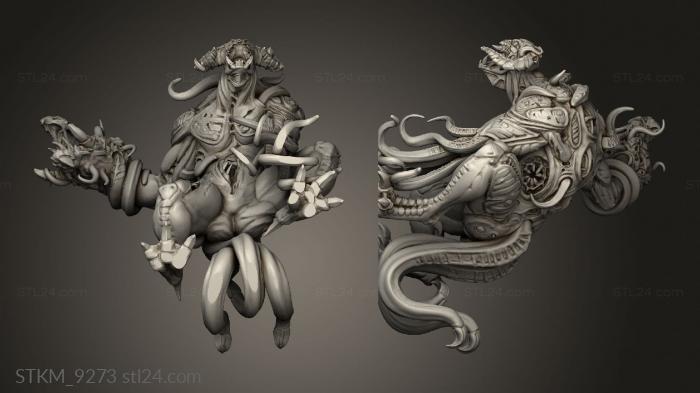 Figurines heroes, monsters and demons (Despoilers Despoiler, STKM_9273) 3D models for cnc