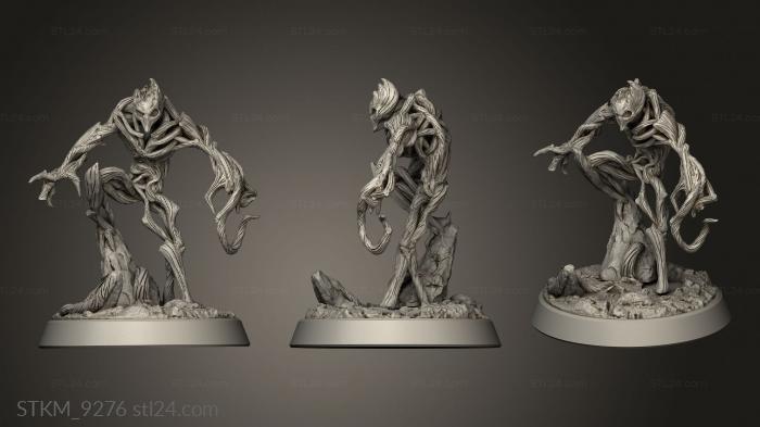 Figurines heroes, monsters and demons (Oasis Walking Blight, STKM_9276) 3D models for cnc