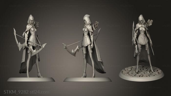 Статуэтки герои, монстры и демоны (Легенды Лиги Эша, STKM_9282) 3D модель для ЧПУ станка