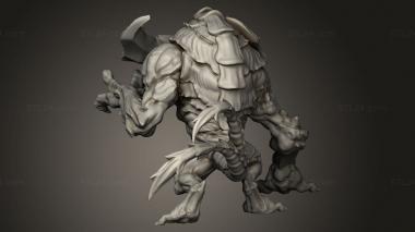 Figurines heroes, monsters and demons (AH Lord, STKM_9292) 3D models for cnc