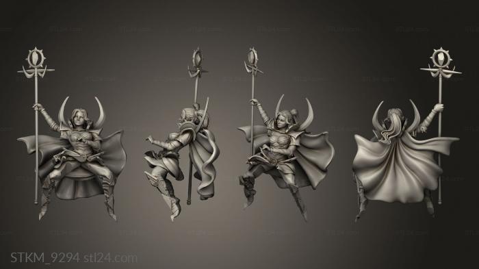 Figurines heroes, monsters and demons (HOLE Wizard DRAGON Rider, STKM_9294) 3D models for cnc