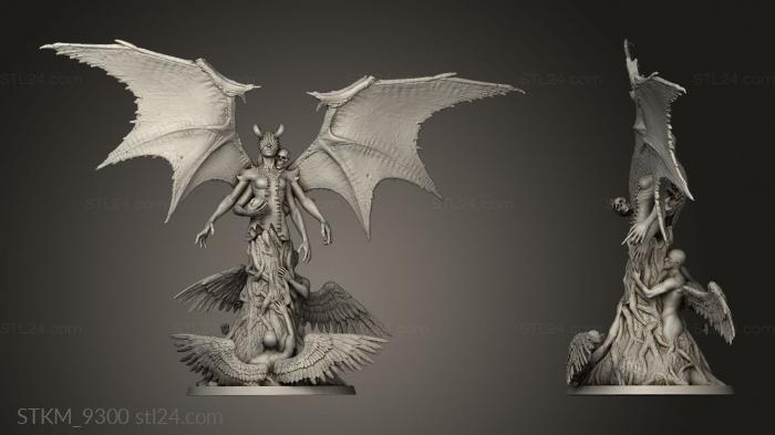 Figurines heroes, monsters and demons (Princes Hell Jezebel, STKM_9300) 3D models for cnc