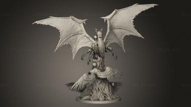 Figurines heroes, monsters and demons (Princes Hell Jezebel, STKM_9300) 3D models for cnc