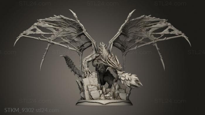 Figurines heroes, monsters and demons (The Thawing Dead Nerevin, STKM_9302) 3D models for cnc