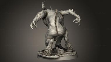 Figurines heroes, monsters and demons (Abomination Minotaur, STKM_9305) 3D models for cnc