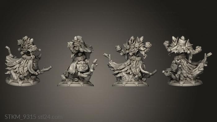 Figurines heroes, monsters and demons (The Thawing Dead Falling Moon Brisini, STKM_9315) 3D models for cnc