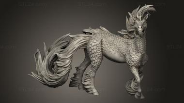 Figurines heroes, monsters and demons (Set Kirin Tail, STKM_9317) 3D models for cnc