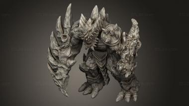 Figurines heroes, monsters and demons (Caves Despair Lava Golem, STKM_9326) 3D models for cnc