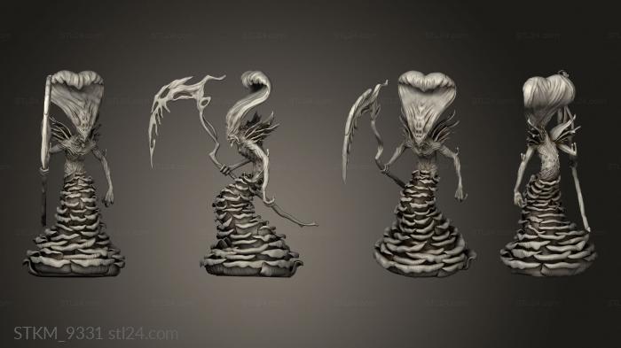 Figurines heroes, monsters and demons (Caves Despair Fungus King, STKM_9331) 3D models for cnc