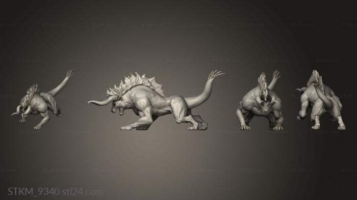 Figurines heroes, monsters and demons (Classic Bemozzur, STKM_9340) 3D models for cnc