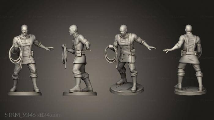 Figurines heroes, monsters and demons (Hydra Goons hg, STKM_9346) 3D models for cnc