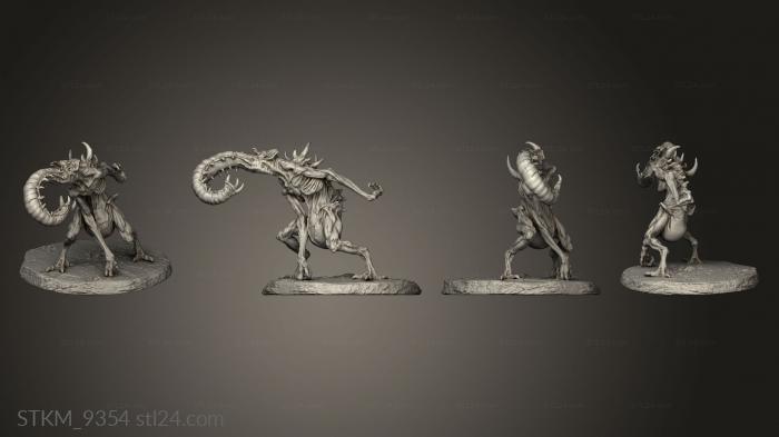 Figurines heroes, monsters and demons (Bloodsuckers, STKM_9354) 3D models for cnc