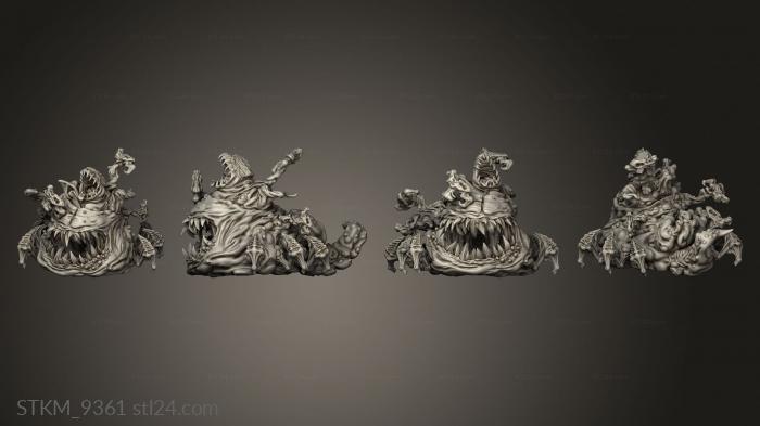 Figurines heroes, monsters and demons (Cling Doom, STKM_9361) 3D models for cnc