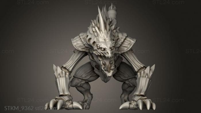 Figurines heroes, monsters and demons (AH Assault, STKM_9362) 3D models for cnc