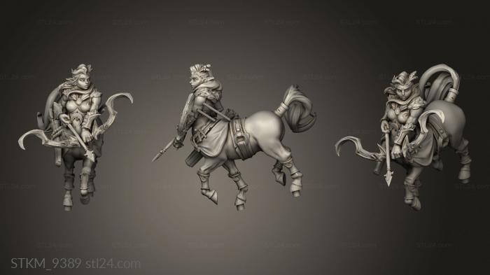 Figurines heroes, monsters and demons (Centaurs centaur ranger, STKM_9389) 3D models for cnc