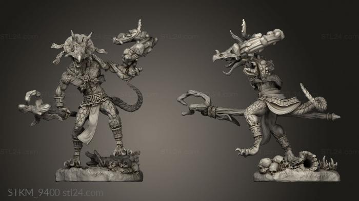 Figurines heroes, monsters and demons (Agama Aikin, STKM_9400) 3D models for cnc