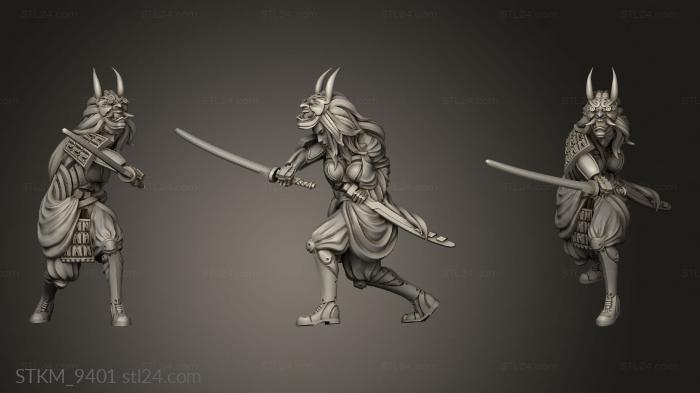 Figurines heroes, monsters and demons (KIJO, STKM_9401) 3D models for cnc