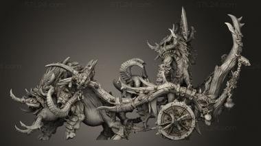 Figurines heroes, monsters and demons (Savage Lord Chariot, STKM_9407) 3D models for cnc