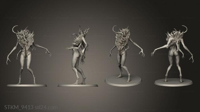 Figurines heroes, monsters and demons (Desert Vaginator, STKM_9413) 3D models for cnc