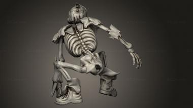 Figurines heroes, monsters and demons (Linebones, STKM_9419) 3D models for cnc