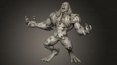 Figurines heroes, monsters and demons (Bruce, STKM_9422) 3D models for cnc