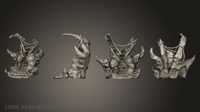 Статуэтки герои, монстры и демоны (Порталы Вторжения Демонов Большой Портал, STKM_9430) 3D модель для ЧПУ станка