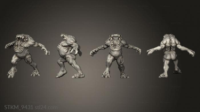Figurines heroes, monsters and demons (Nurgle Daemons Demon, STKM_9431) 3D models for cnc