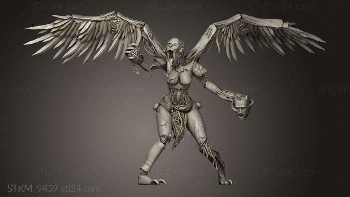 Figurines heroes, monsters and demons (Vicious Mockery Dark Unity Monster Two, STKM_9439) 3D models for cnc