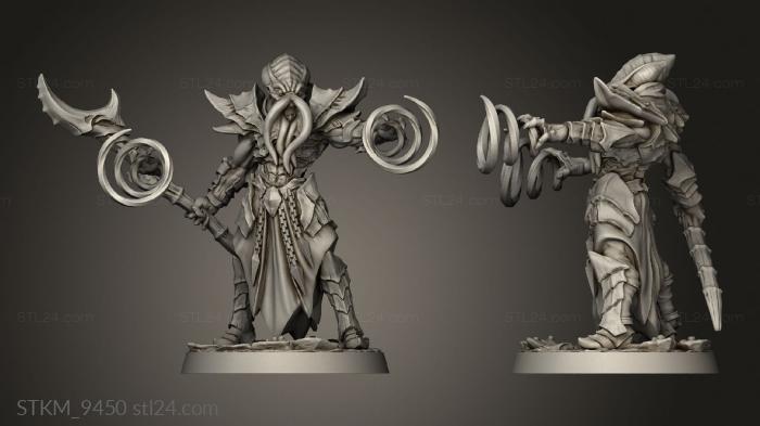 Figurines heroes, monsters and demons (Depth Ones Reavers AG, STKM_9450) 3D models for cnc