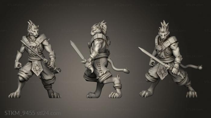 Figurines heroes, monsters and demons (Dragon Vault Raid Gold Thunder Lvl, STKM_9455) 3D models for cnc