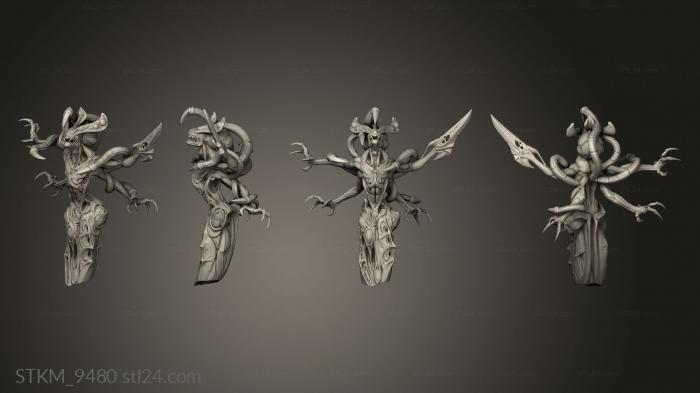Figurines heroes, monsters and demons (Dark Matriarch, STKM_9480) 3D models for cnc