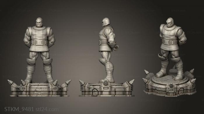 Figurines heroes, monsters and demons (Darkseid base, STKM_9481) 3D models for cnc