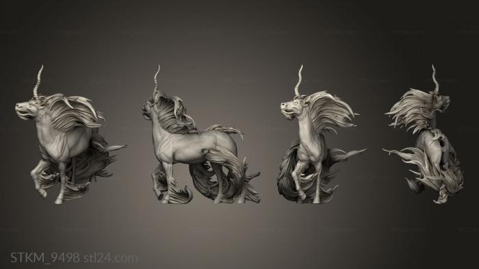Figurines heroes, monsters and demons (Set Kirin Tail, STKM_9498) 3D models for cnc