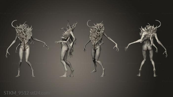 Figurines heroes, monsters and demons (Desert Vaginator, STKM_9512) 3D models for cnc