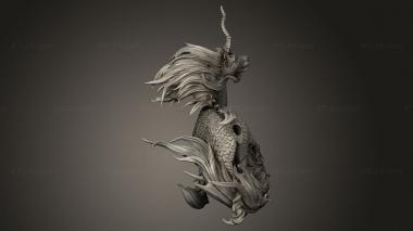 Figurines heroes, monsters and demons (Set Kirin Tail, STKM_9517) 3D models for cnc