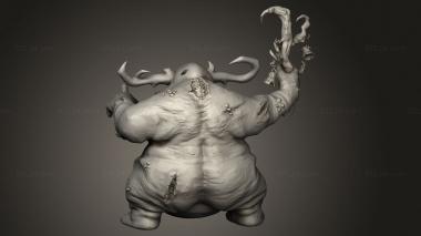 Figurines heroes, monsters and demons (Nurgle Rotigus, STKM_9520) 3D models for cnc