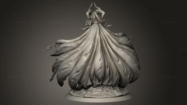 Figurines heroes, monsters and demons (Devilin Witch Queen, STKM_9525) 3D models for cnc